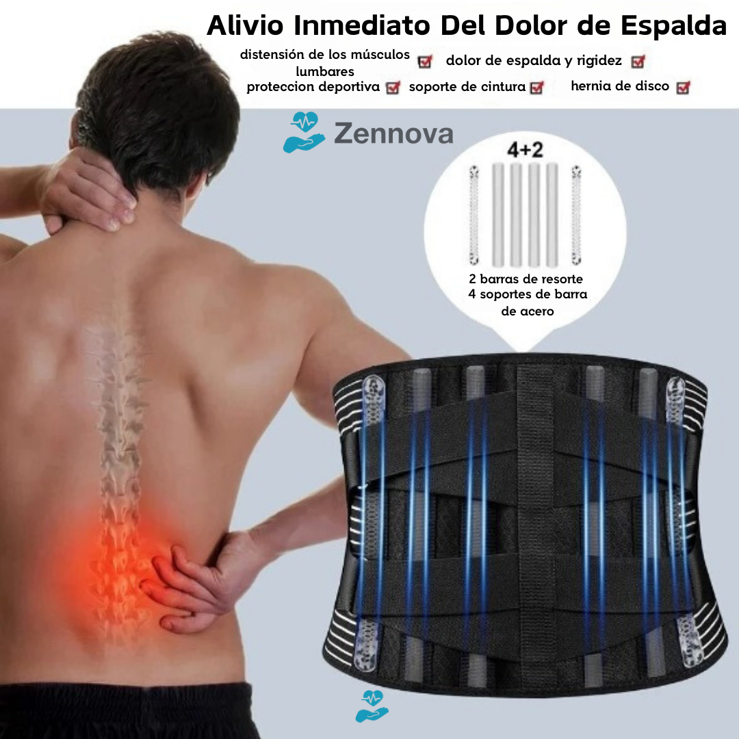 Cinturón Zennova 2.0 - Elimina tu dolor lumbar y ciática en 2 semanas